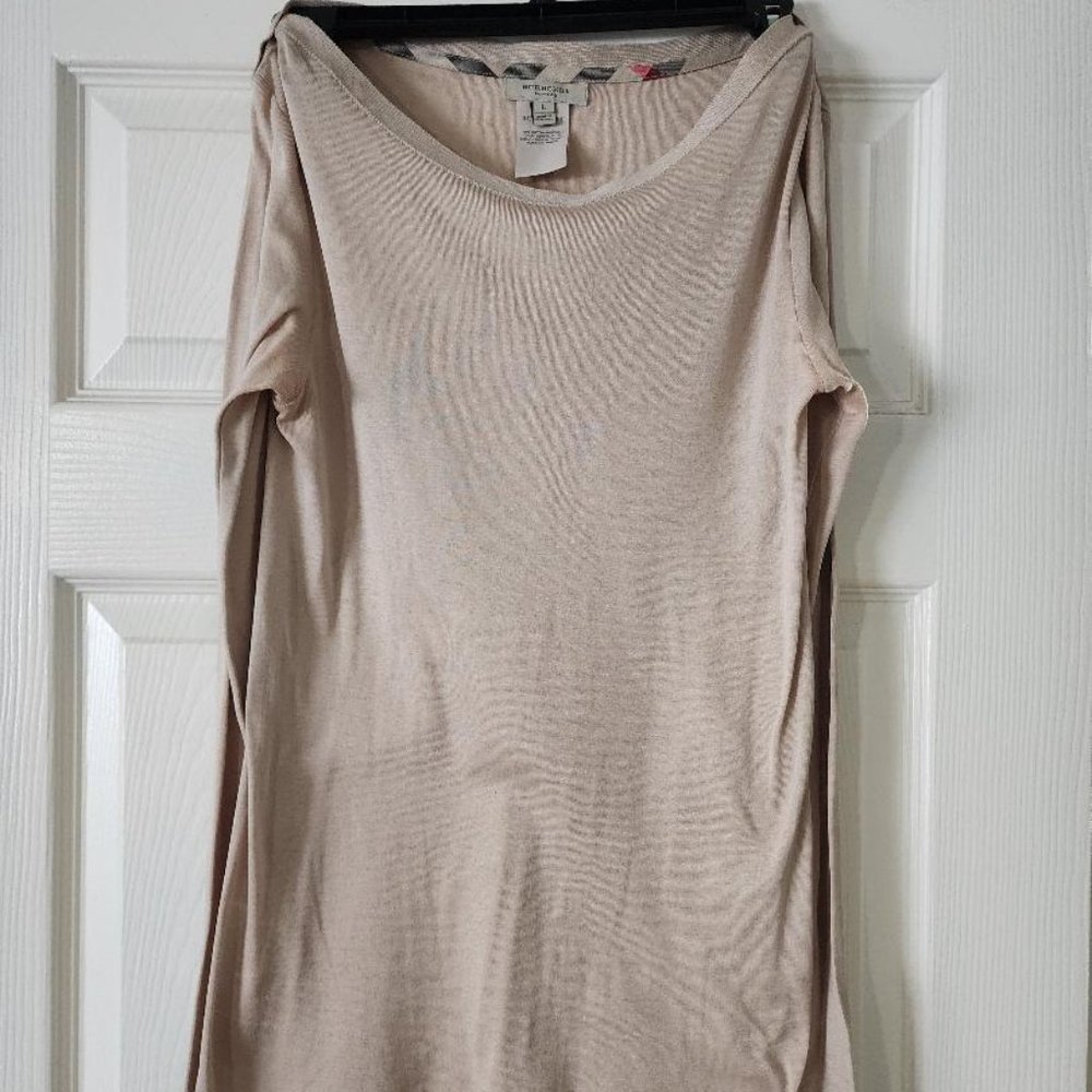 Burberry London Boat Neck Sweater Sz L